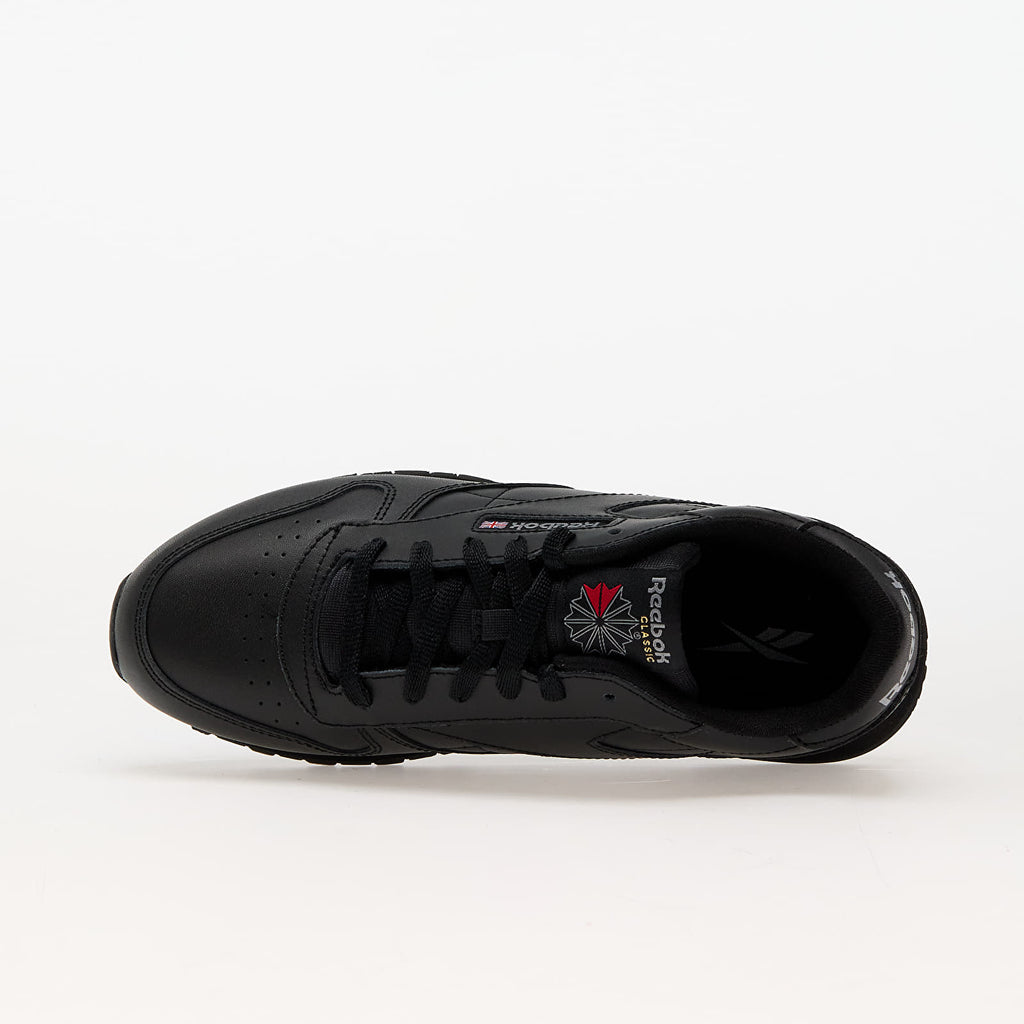 Big Kids' Reebok Classic Leather "Triple Black" (Unisex)