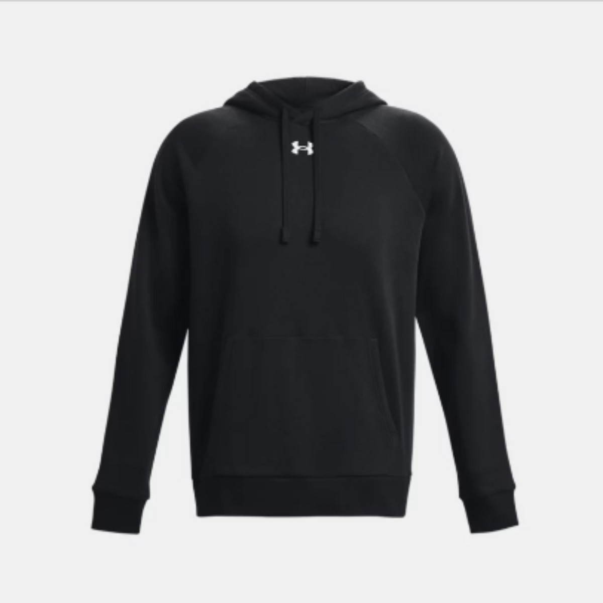Men's Under Armour Rival Fleece Pullover Hoodie "Black/White"