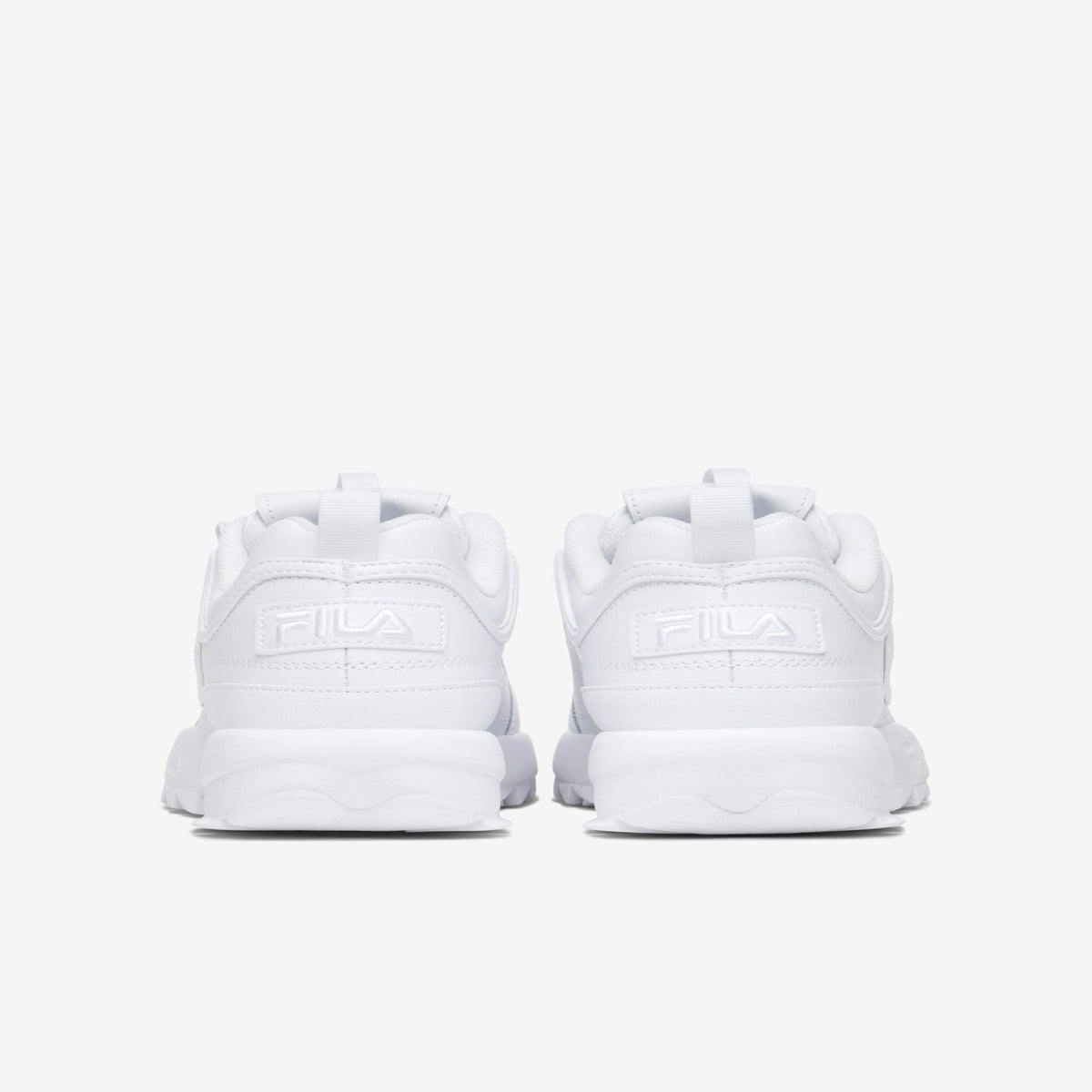 Women's Fila Disruptor II Premium "Triple White"