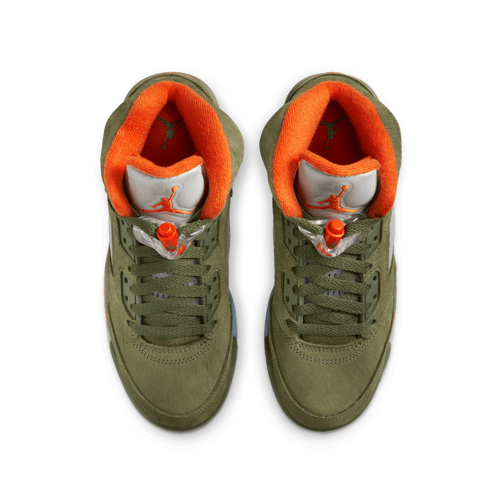 Big Kids' Air Jordan 5 Retro "Olive"