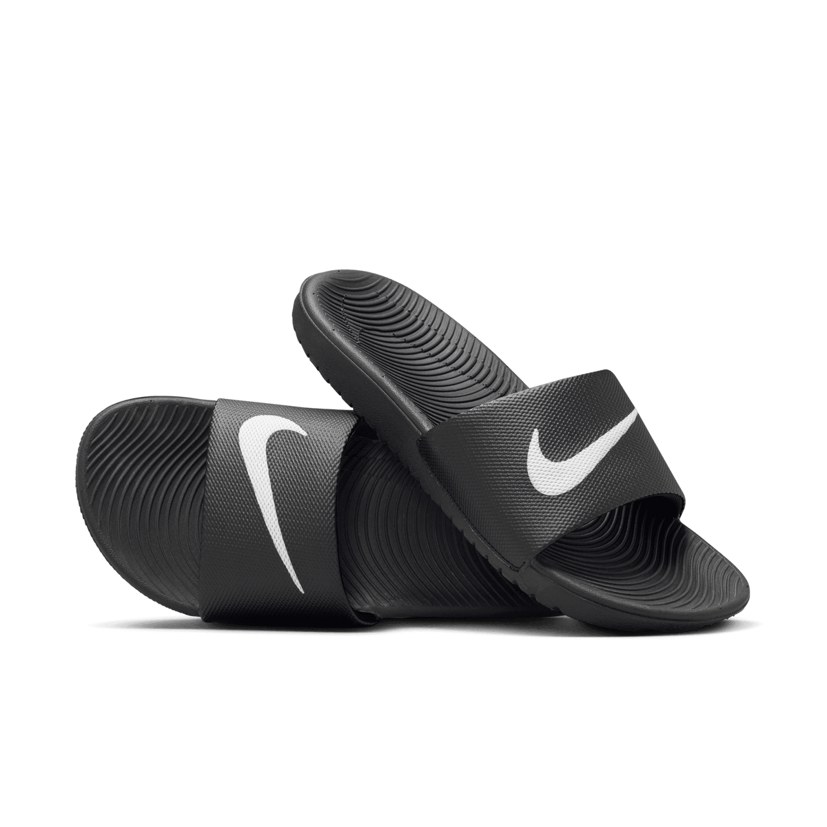 Little/Big Kids' Nike Kawa Slides "Black"