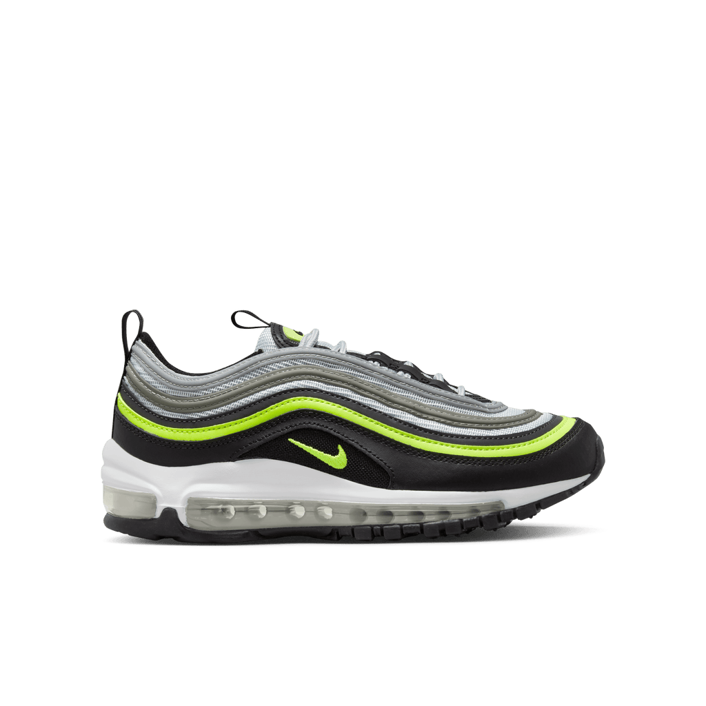 Big Kids’ Nike Air Max 97 "Platinum Black Volt"