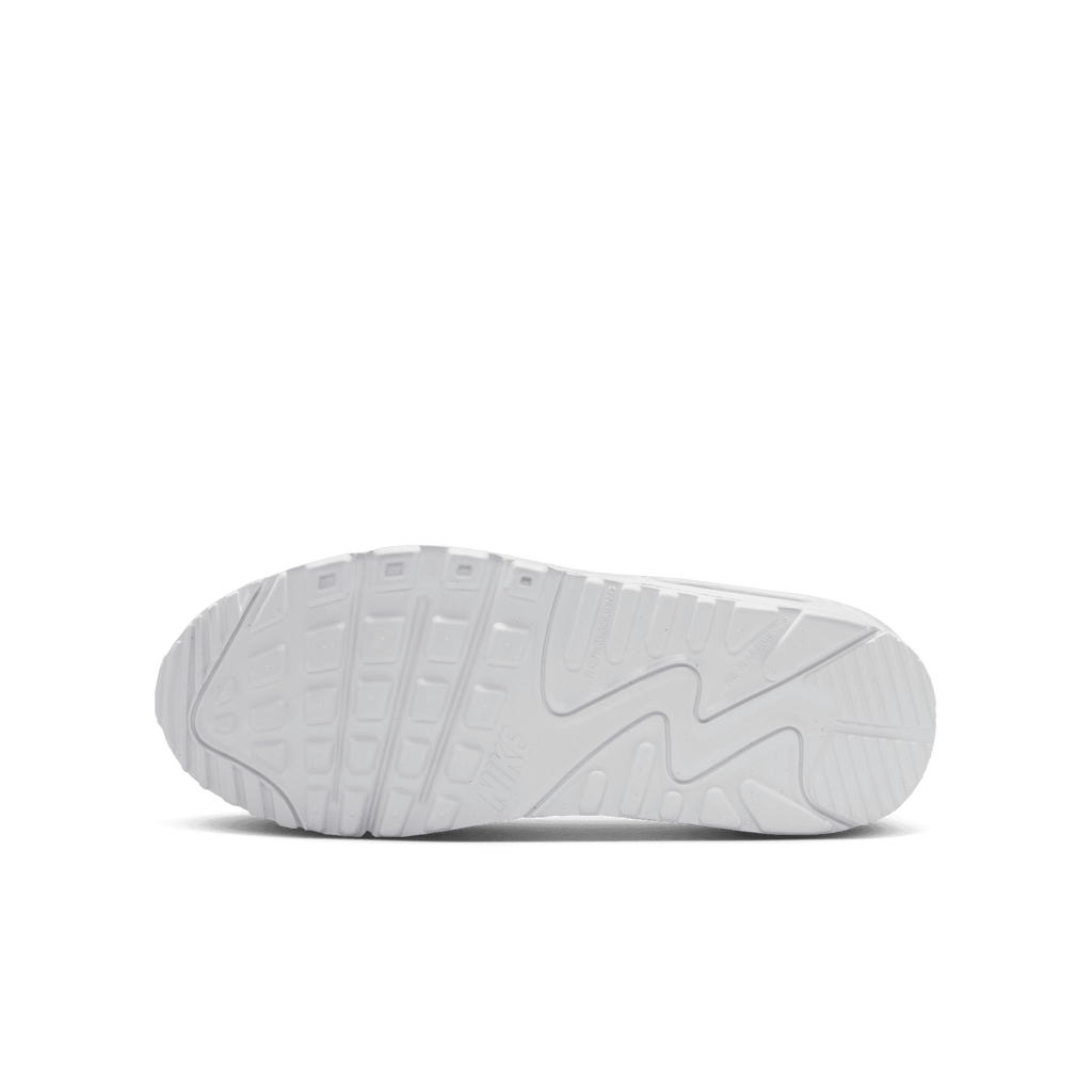Big Kids’ Nike Air Max 90 LTR "White Metallic Silver"