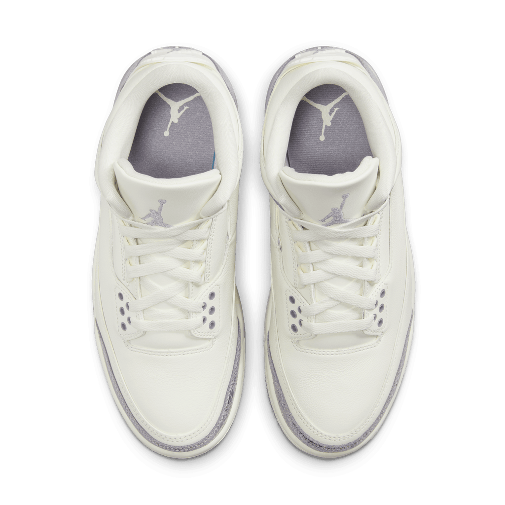 Women's Air Jordan 3 Retro "Sail Metallic Silver"