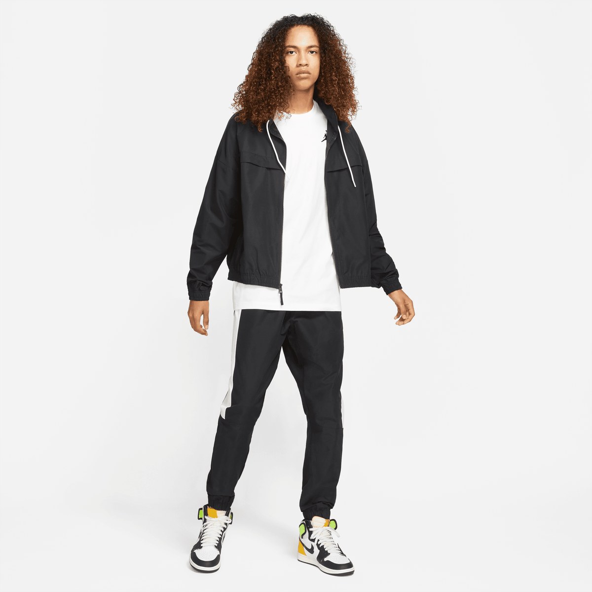 Men's Jordan Jumpman Short-Sleeve T-Shirts "White Black"