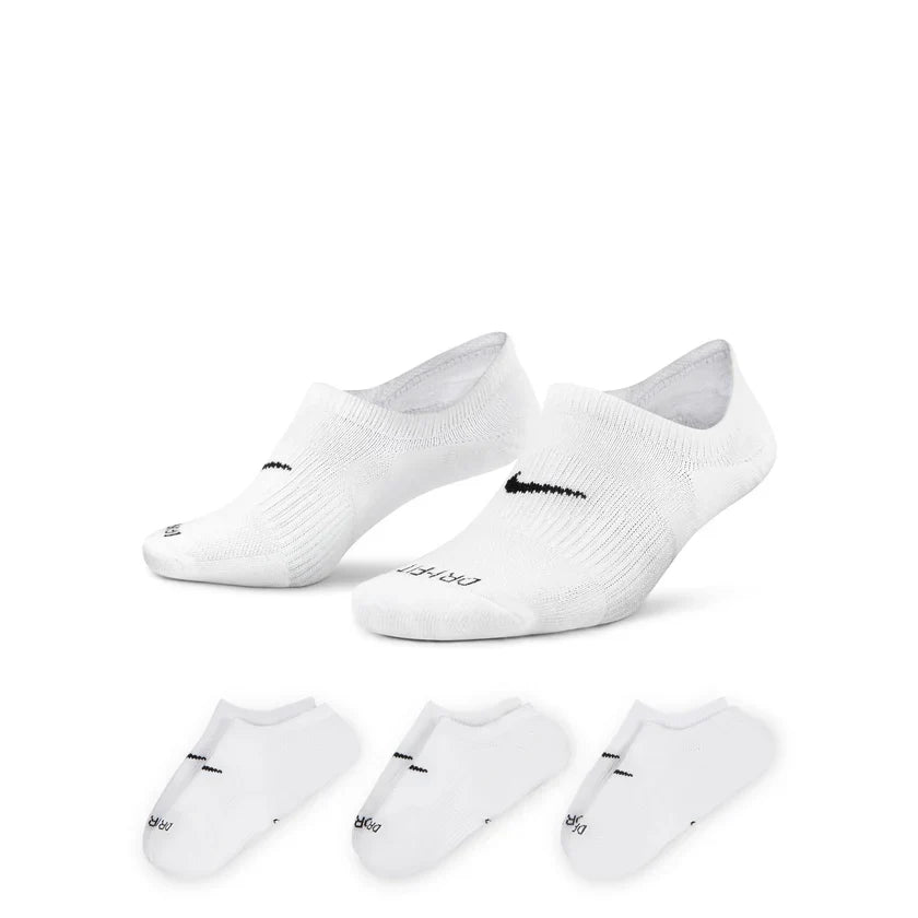 Women's Nike Everyday Plus Cushioned Training Footie Socks (3 Pairs)