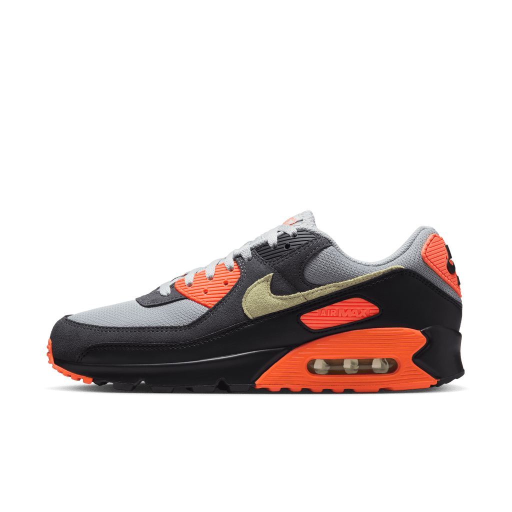 Men's Nike Air Max 90 "Smoke Grey Hyper Crimson"