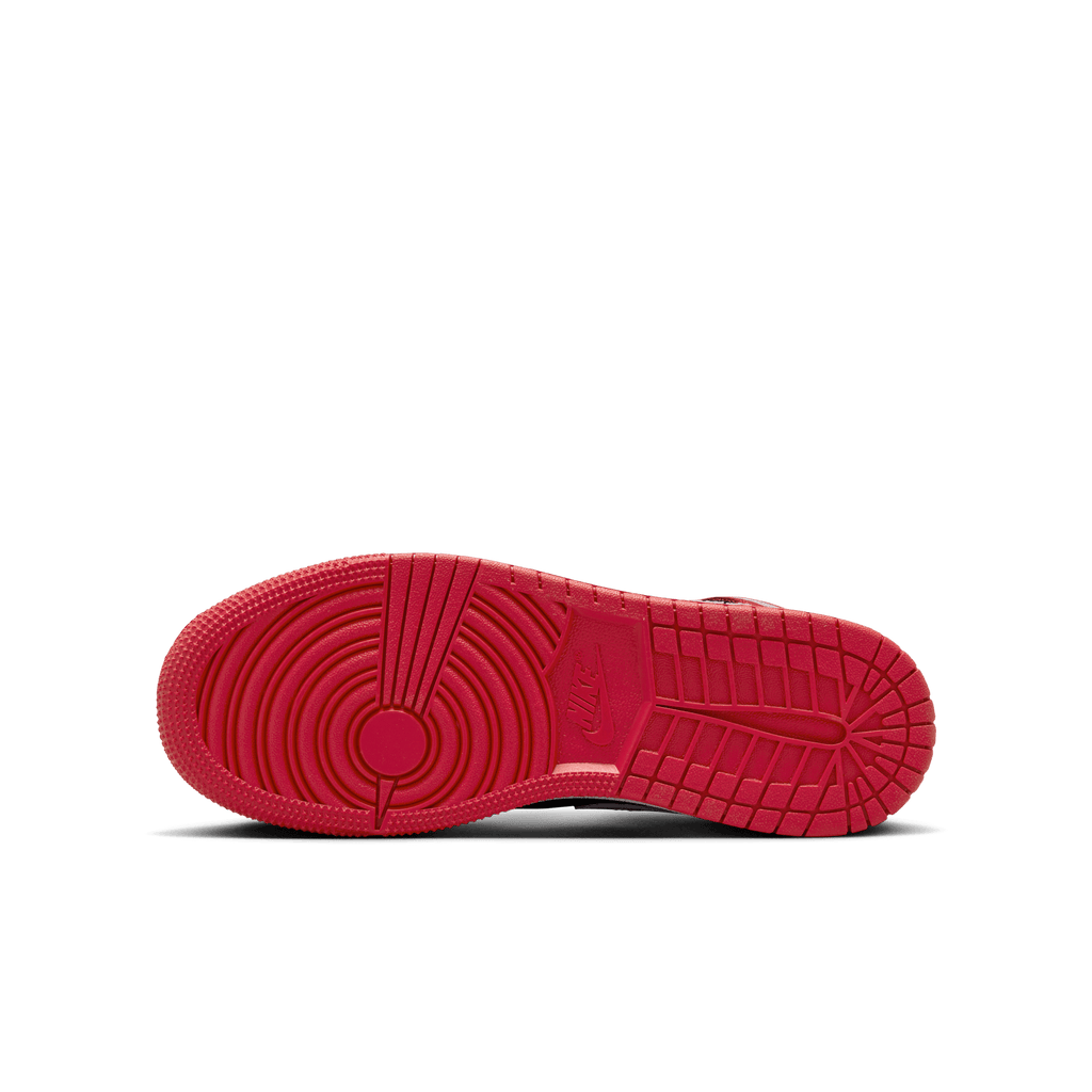 Big Kids' Air Jordan 1 Mid "Gym Red Black White"