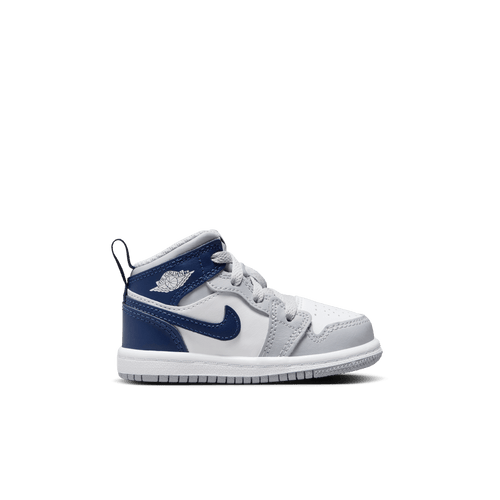 Baby/Toddler Jordan 1 Mid "Wolf Grey Midnight Navy"