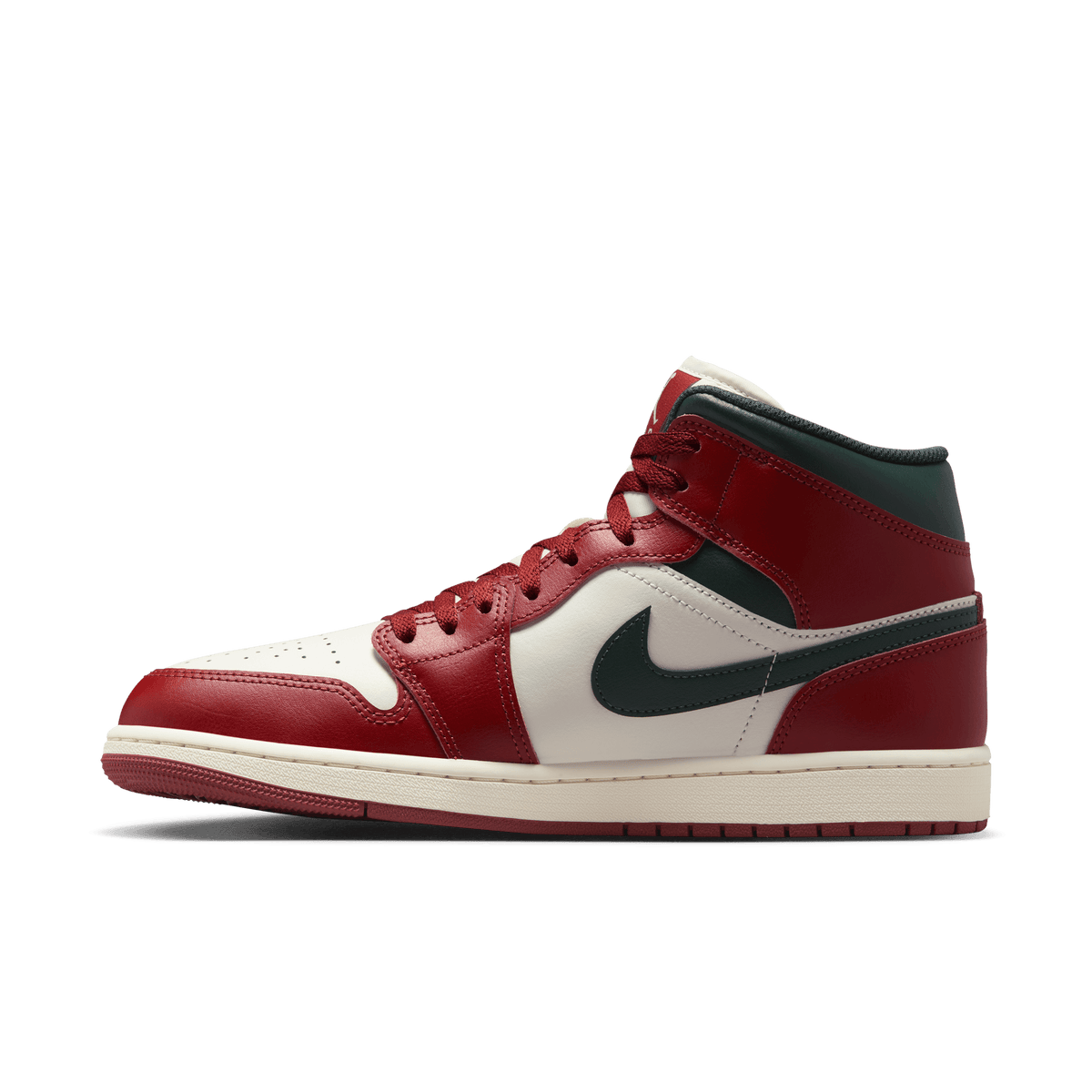 Men's Air Jordan 1 Mid "Redstone Midnight Green"