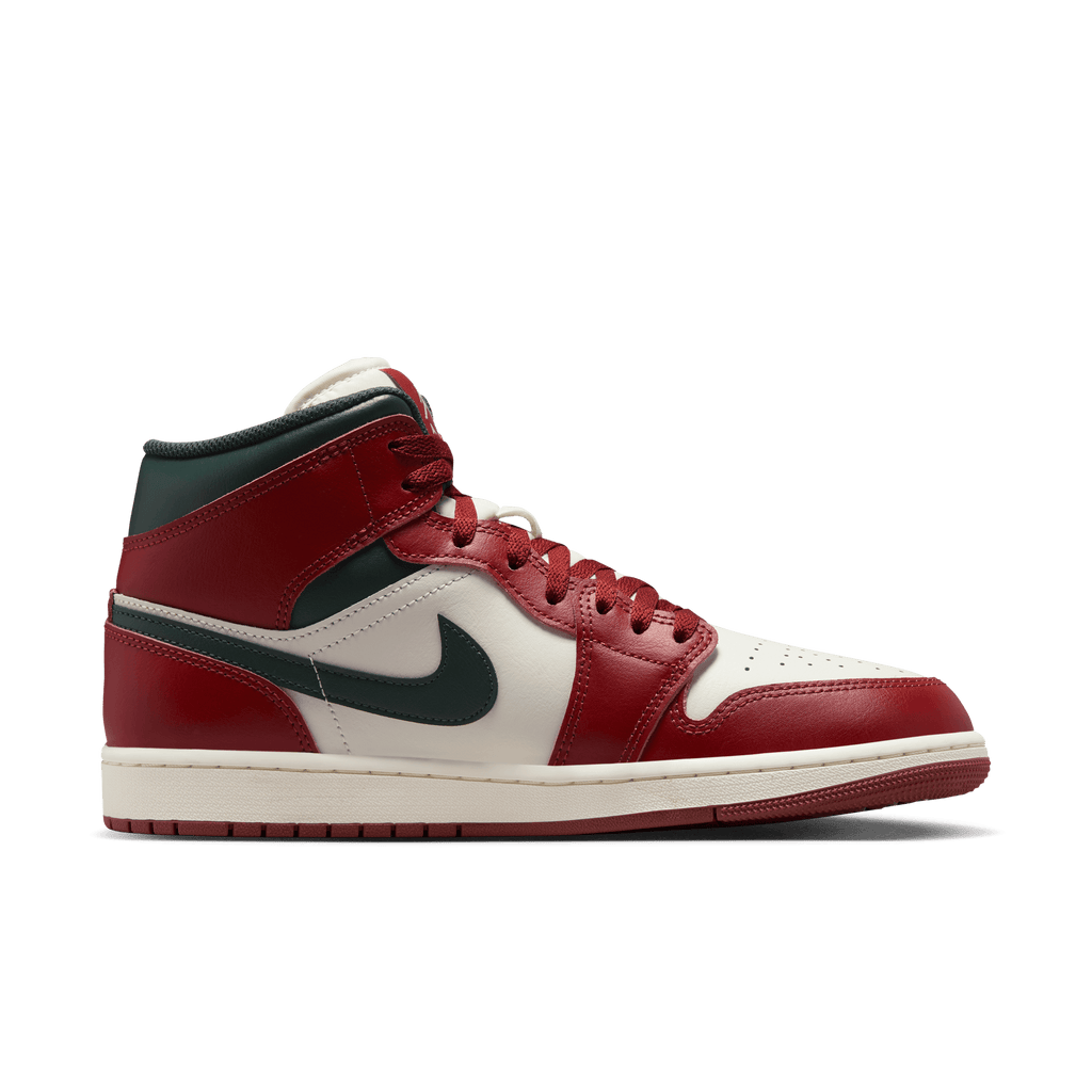 Men's Air Jordan 1 Mid "Redstone Midnight Green"