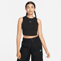 Women's Nike Sportswear Chill Knit Tight Cropped Mini-Rib Tank Top