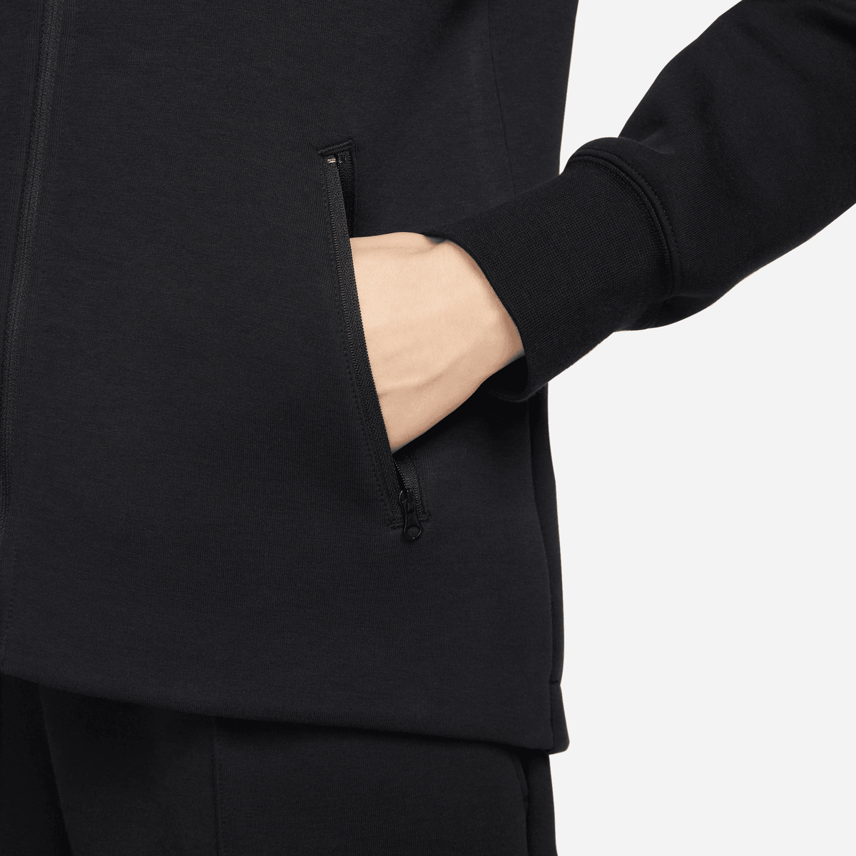 Women's Nike Sportswear Tech Fleece Windrunner Full-Zip Hoodie "Black"