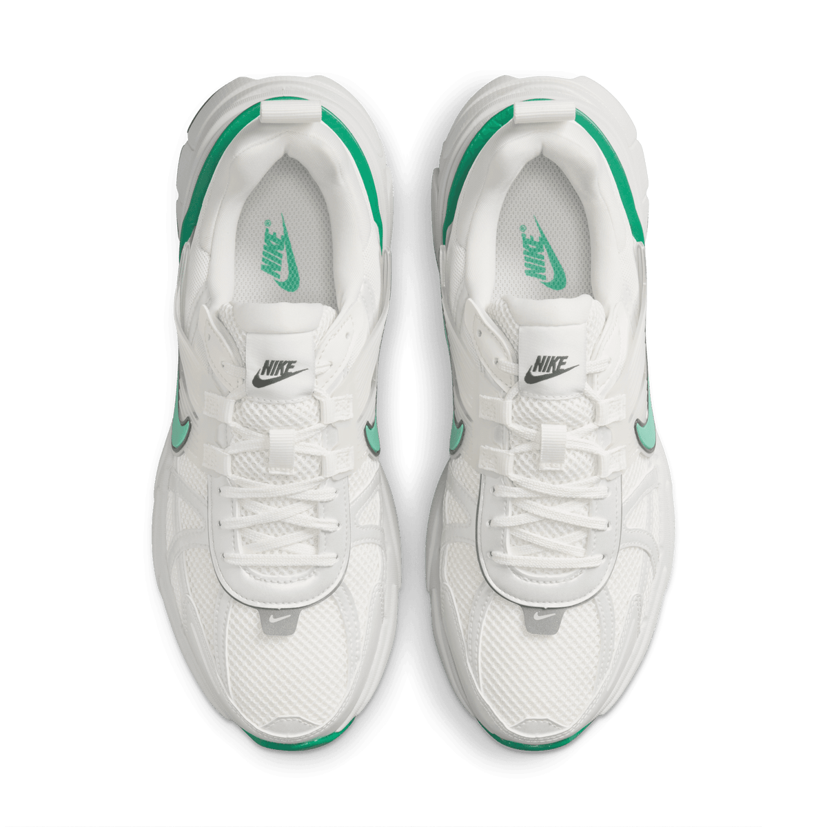 Women's Nike V2K Run "Pale Ivory Black Stadium Green"
