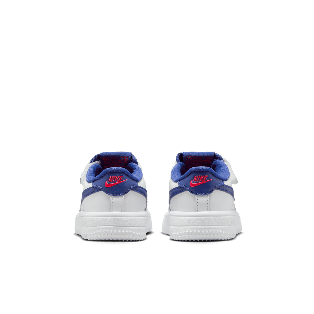 Baby/Toddler Nike Force 1 Low EasyOn "White Deep Royal Blue"