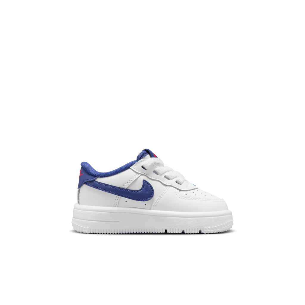 Baby/Toddler Nike Force 1 Low EasyOn "White Deep Royal Blue"
