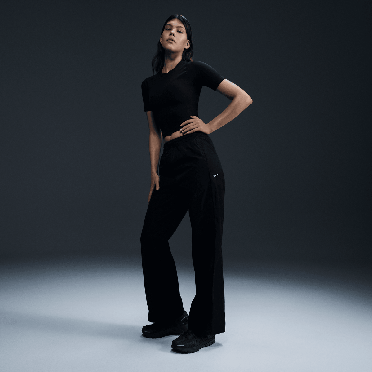 Women's Nike Windrunner High-Waisted Woven Open-Hem Pants