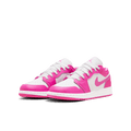 Big Kids' Air Jordan 1 Low "Fire Pink"