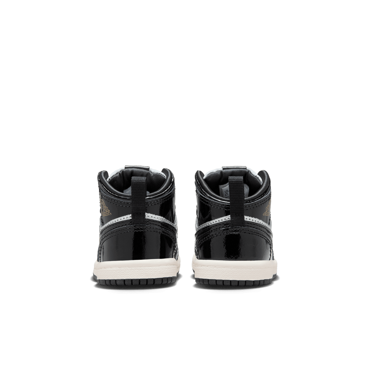 Baby/Toddler Jordan 1 Mid SE "Black Metallic Silver"