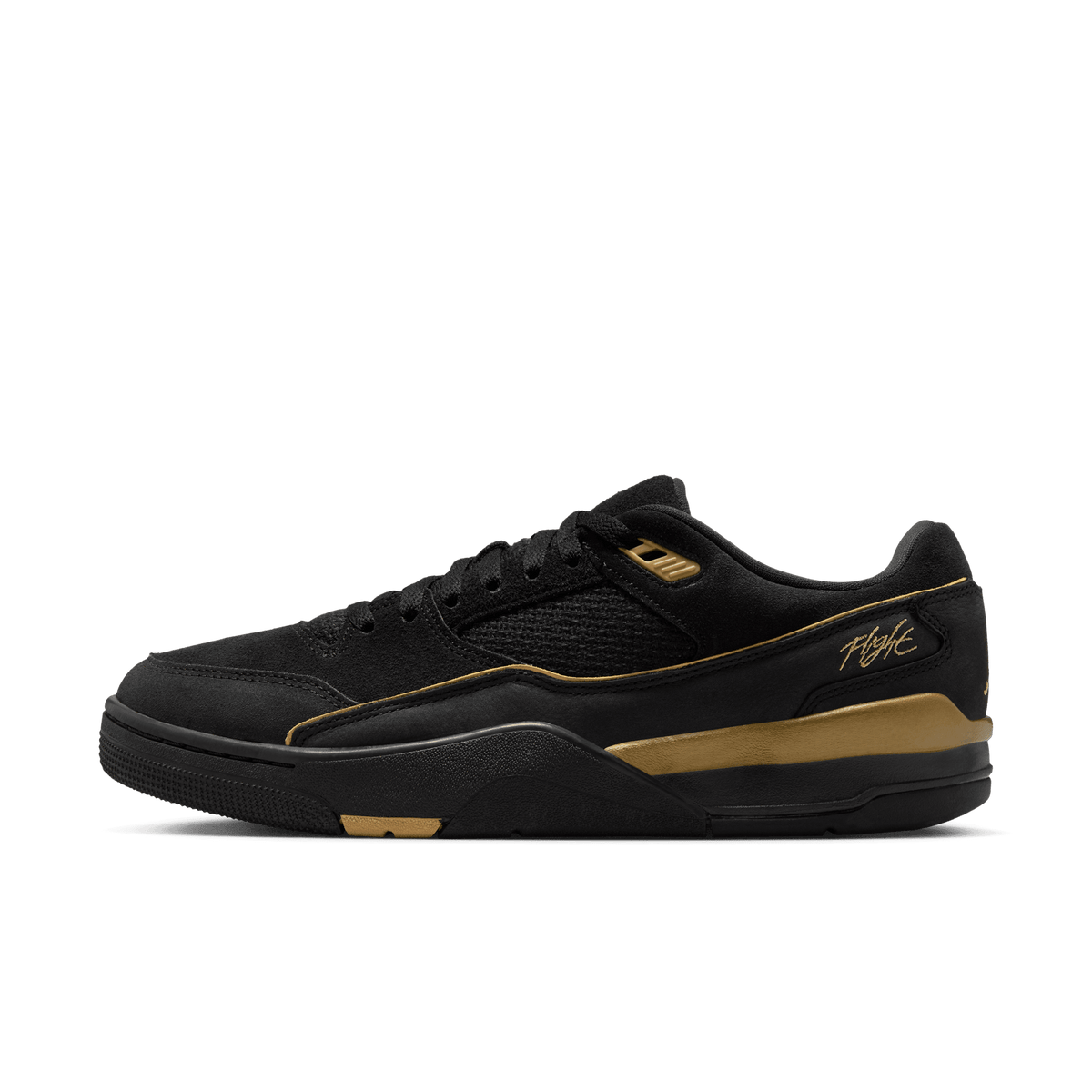 Men's Jordan Flight Court "Black Metallic Gold"