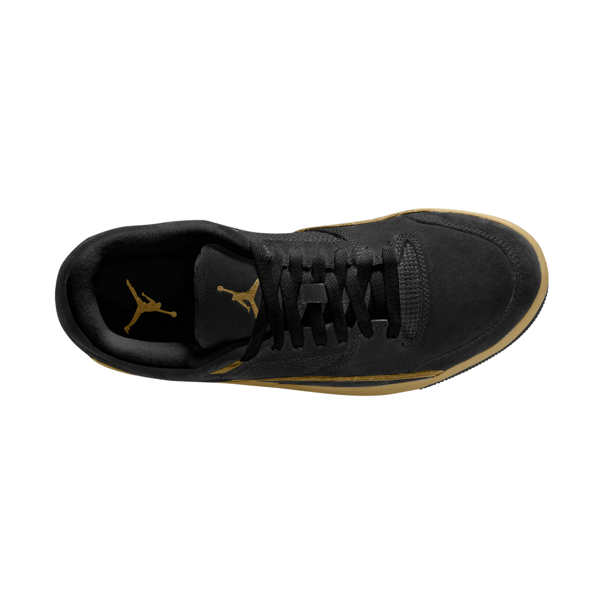 Men's Jordan Flight Court "Black Metallic Gold"
