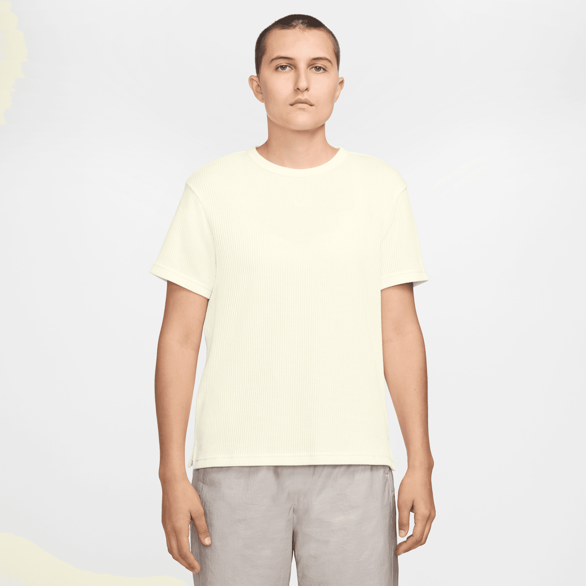 Women's Nike Sportswear Chill Waffle Loose Short-Sleeve Top
