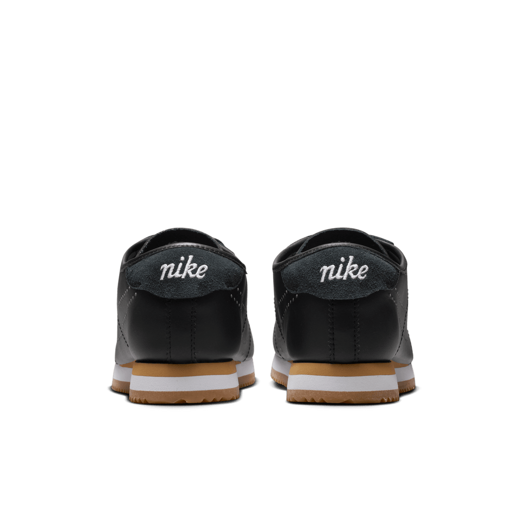 Women's Nike Cortez Leather "Black Gum Light Brown"
