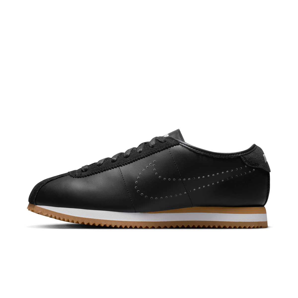 Women's Nike Cortez Leather "Black Gum Light Brown"