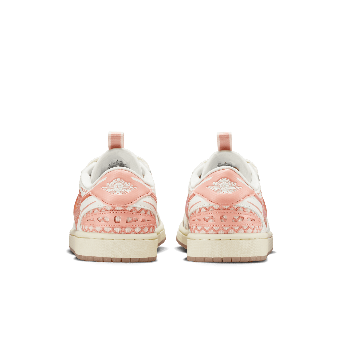Women's Air Jordan 1 Low Method of Make "Sail Washed Coral"