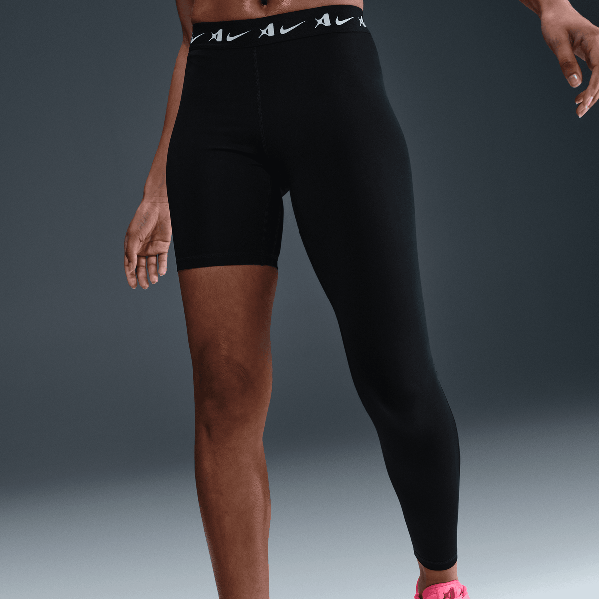 Women's Nike A'ja Wilson A'symmetric Mid-Rise Single-Leg Basketball Leggings