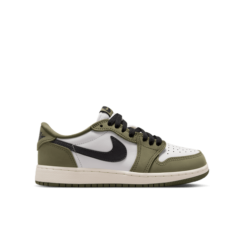 Big Kids' Air Jordan 1 Retro Low OG "Medium Olive"