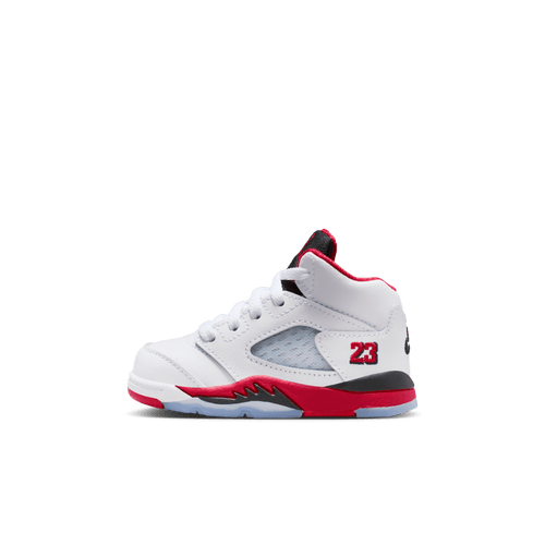 Baby/Toddler Jordan 5 Retro "Fire Red Black Tongue"