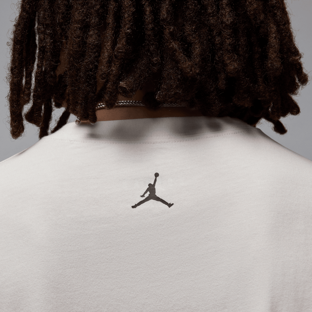 Men's Jordan Flight Essential Oversize Graphic Crew T-Shirt "Sail Black"