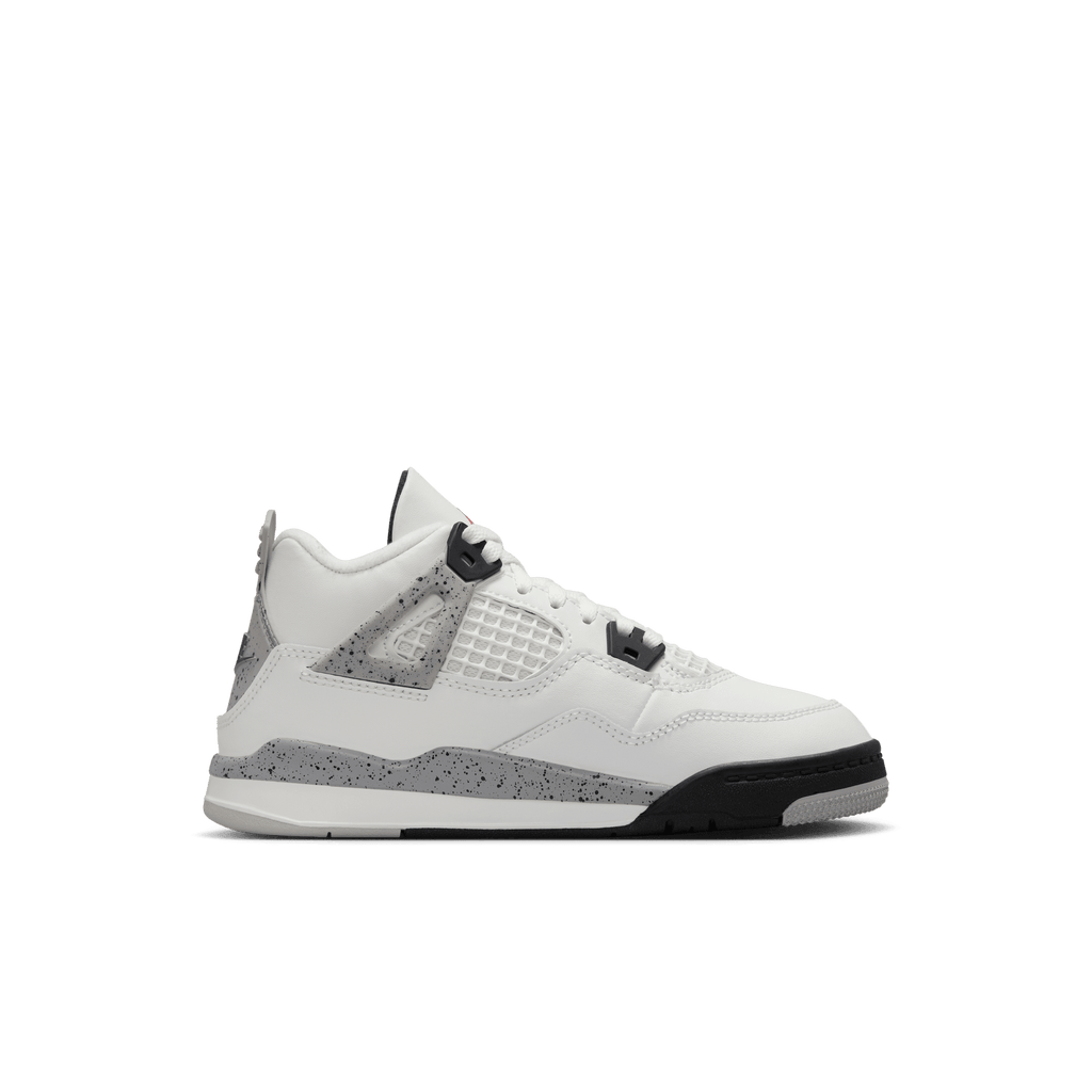 Little Kids' Jordan 4 Retro OG "White Cement"