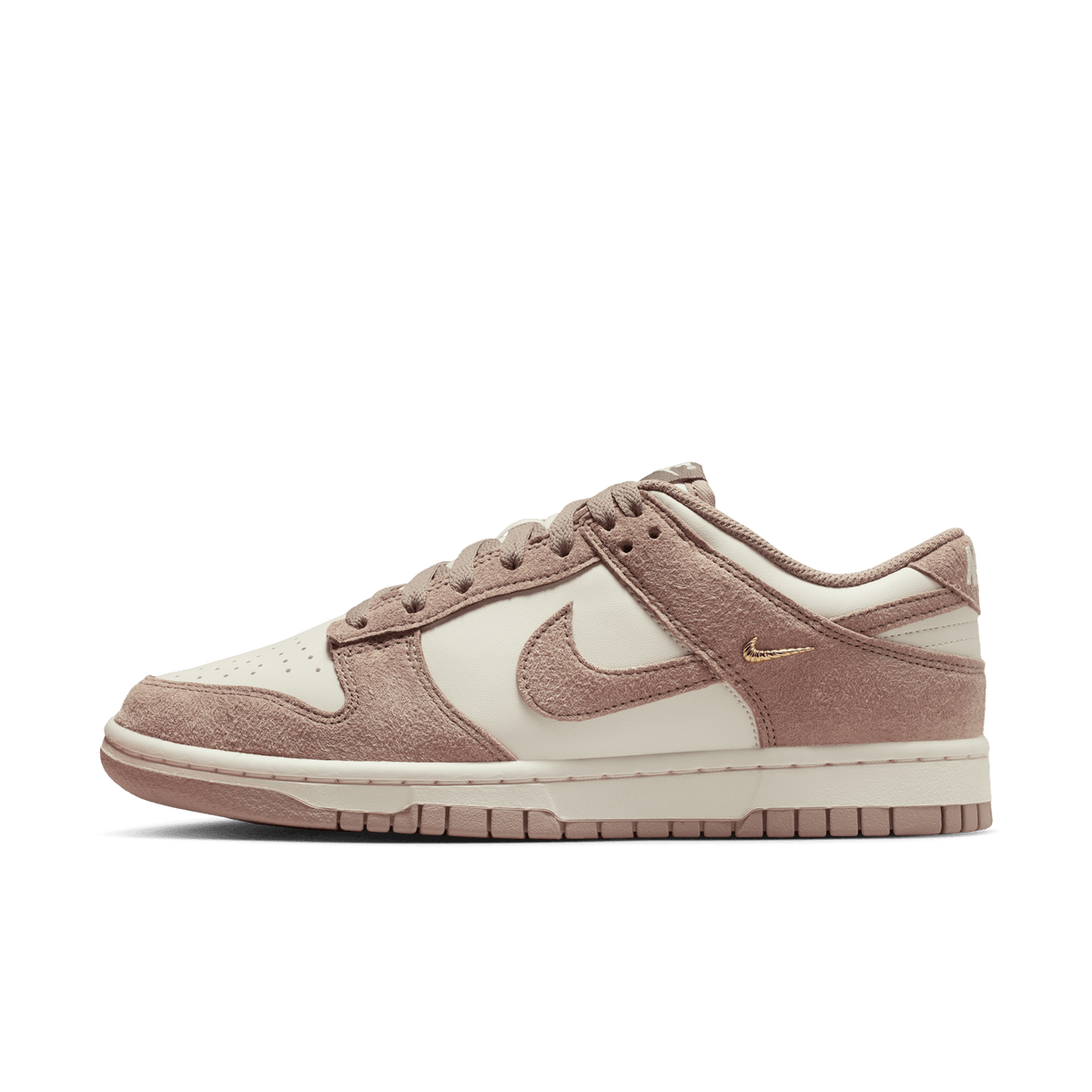 Women's Nike Dunk Low "Malt Gold Mini Swoosh"