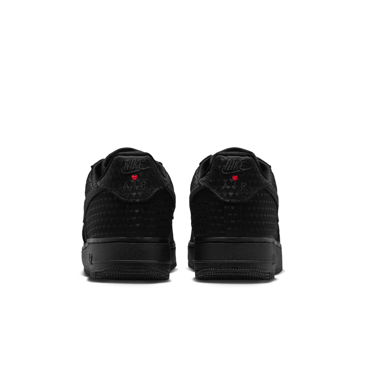 Men's Nike Air Force 1 Retro "Valentine's Day Triple Black"