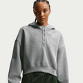Women's Nike Sportswear Phoenix Fleece Oversized Cropped Henley Hoodie