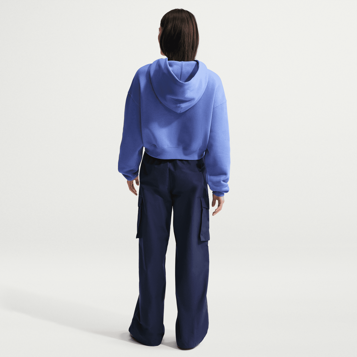 Women's Nike Sportswear Phoenix Fleece Oversized Cropped Henley Hoodie
