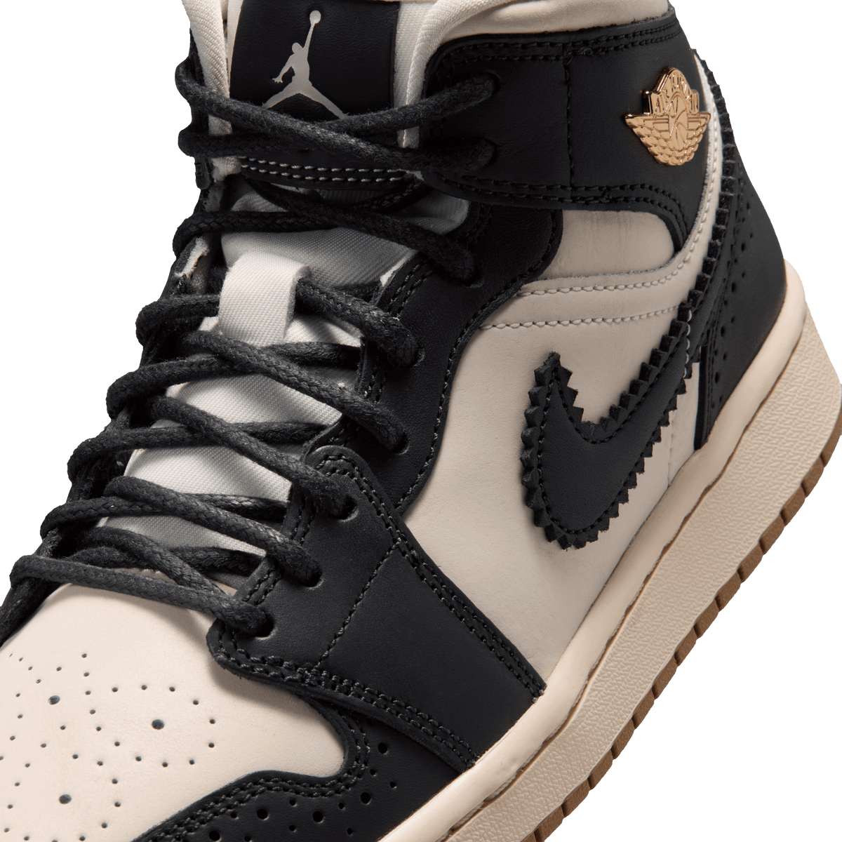 Women's Air Jordan 1 Mid SE "Off Noir Pearl White"
