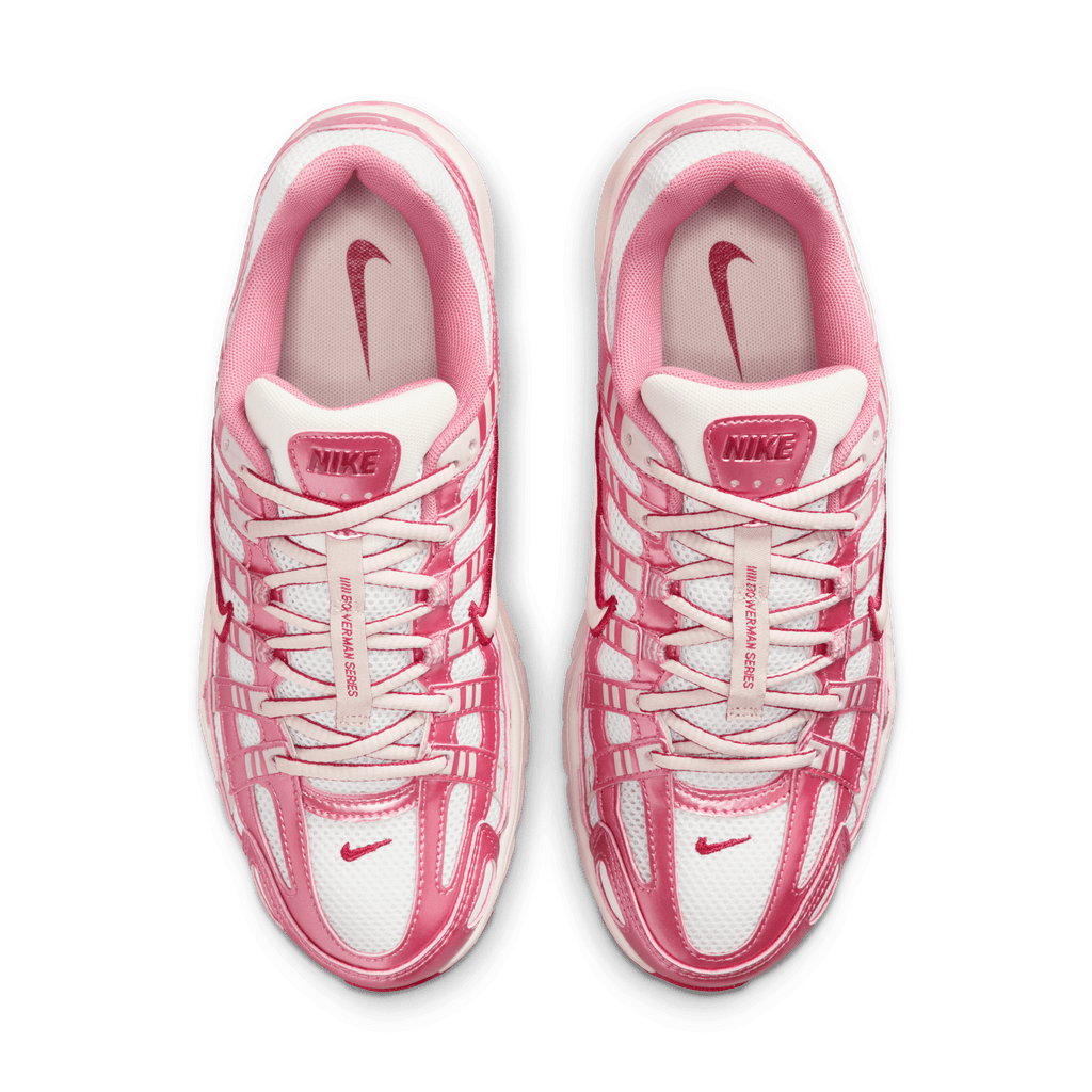 Women's Nike P-6000 "Summit White Slit Red"