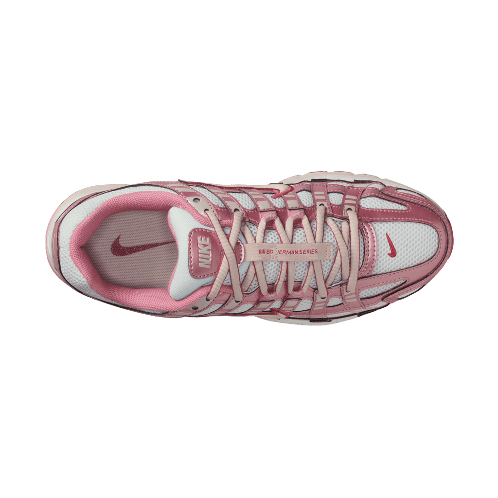 Women's Nike P-6000 "Summit White Slit Red"