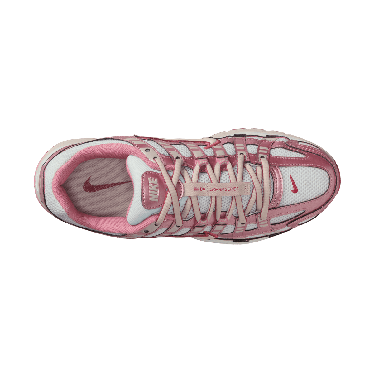 Women's Nike P-6000 "Summit White Slit Red"