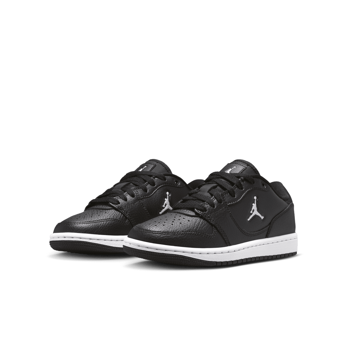 Big Kids' Jordan Court Connect Low "Black White"