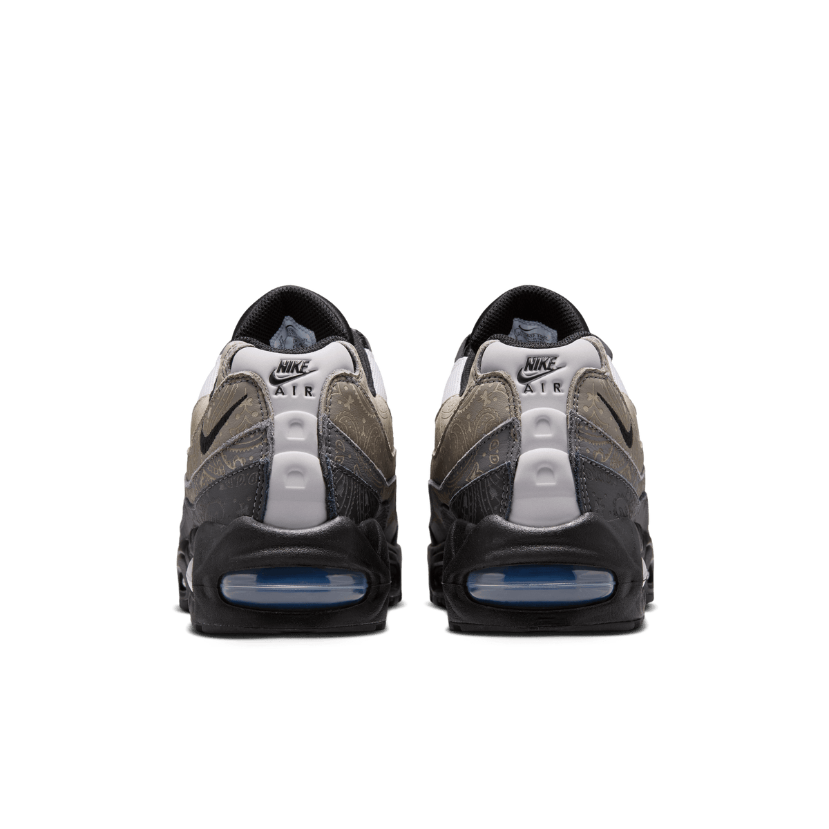 Men's Nike Air Max 95 Big Bubble Leather "Pearl Grey and Light Charcoal"