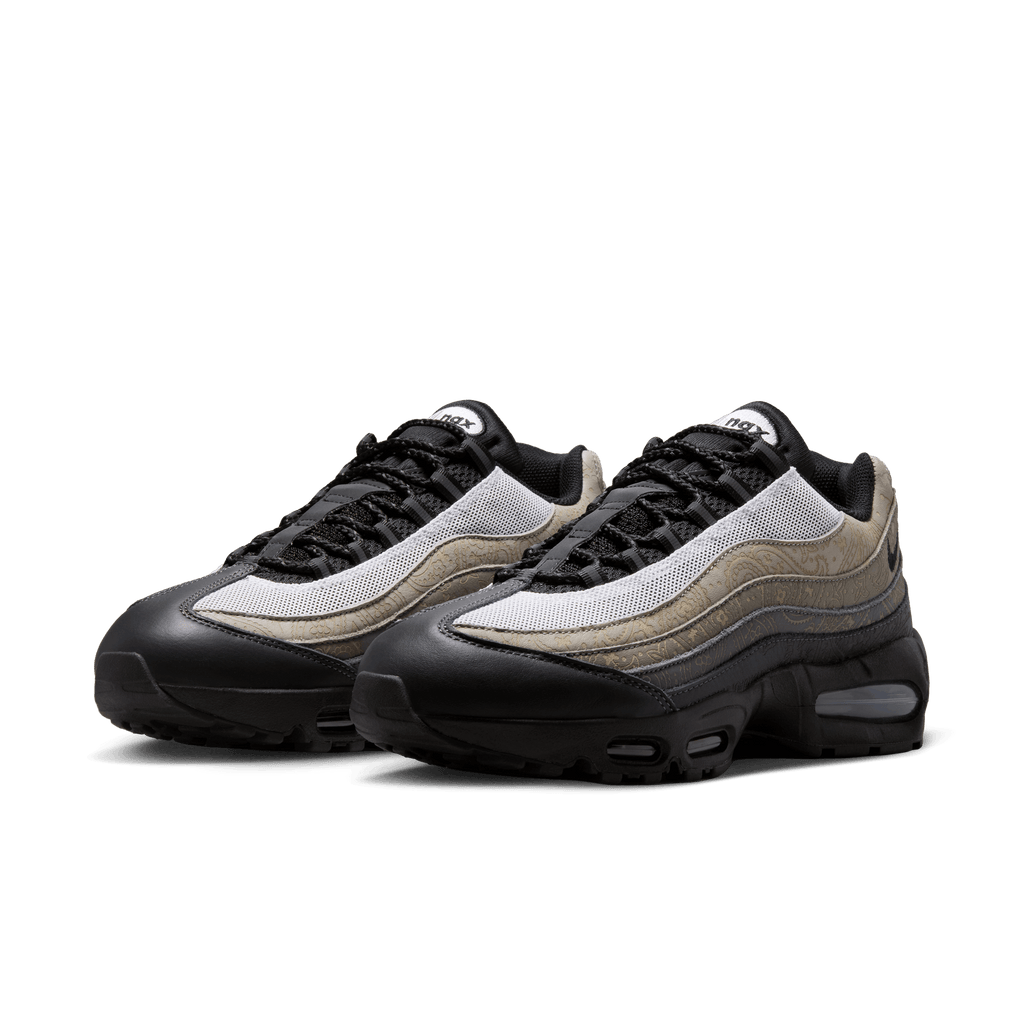 Men's Nike Air Max 95 Big Bubble Leather "Pearl Grey and Light Charcoal"