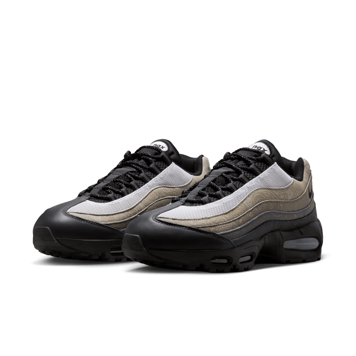 Men's Nike Air Max 95 Big Bubble Leather "Pearl Grey and Light Charcoal"