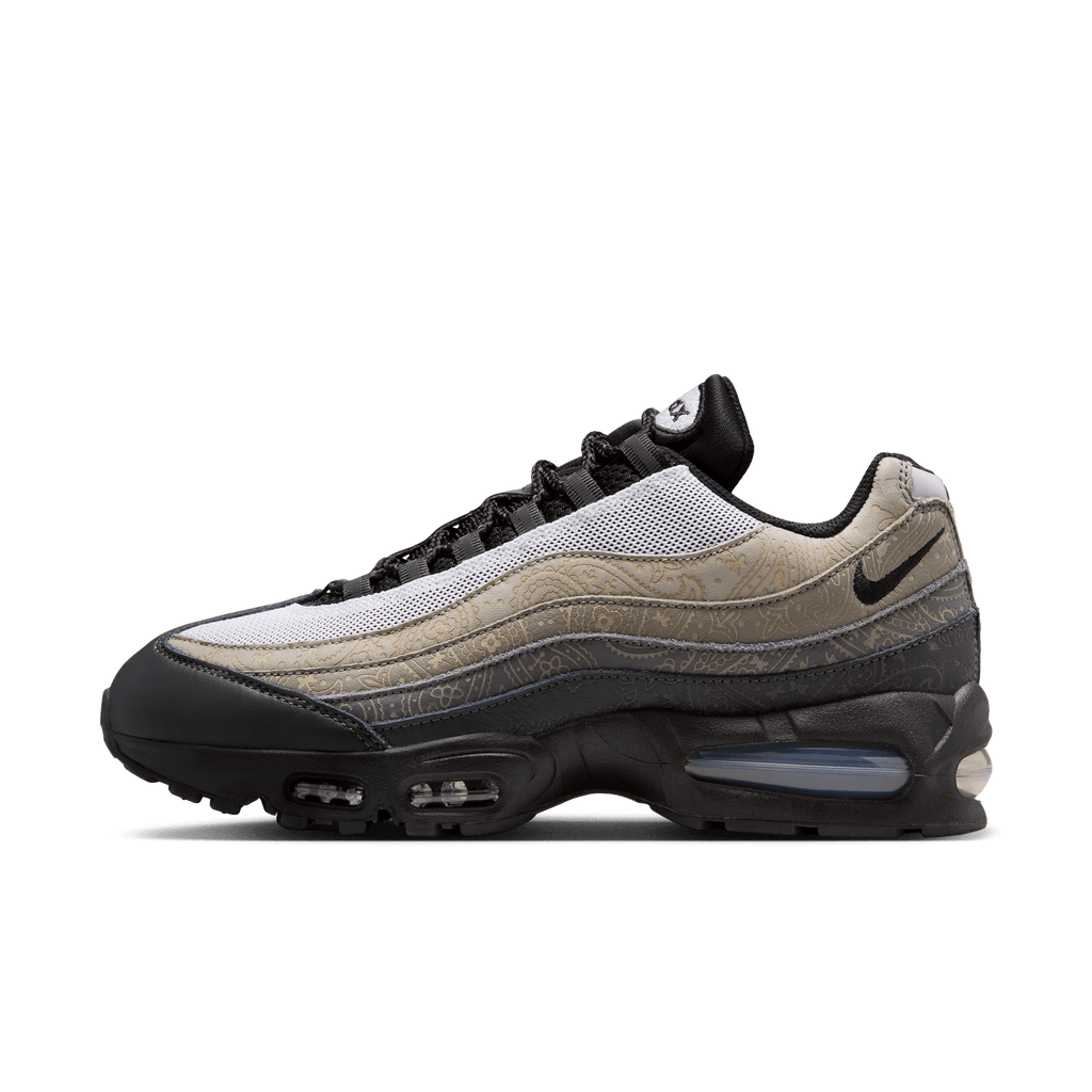 Men's Nike Air Max 95 Big Bubble Leather "Pearl Grey and Light Charcoal"