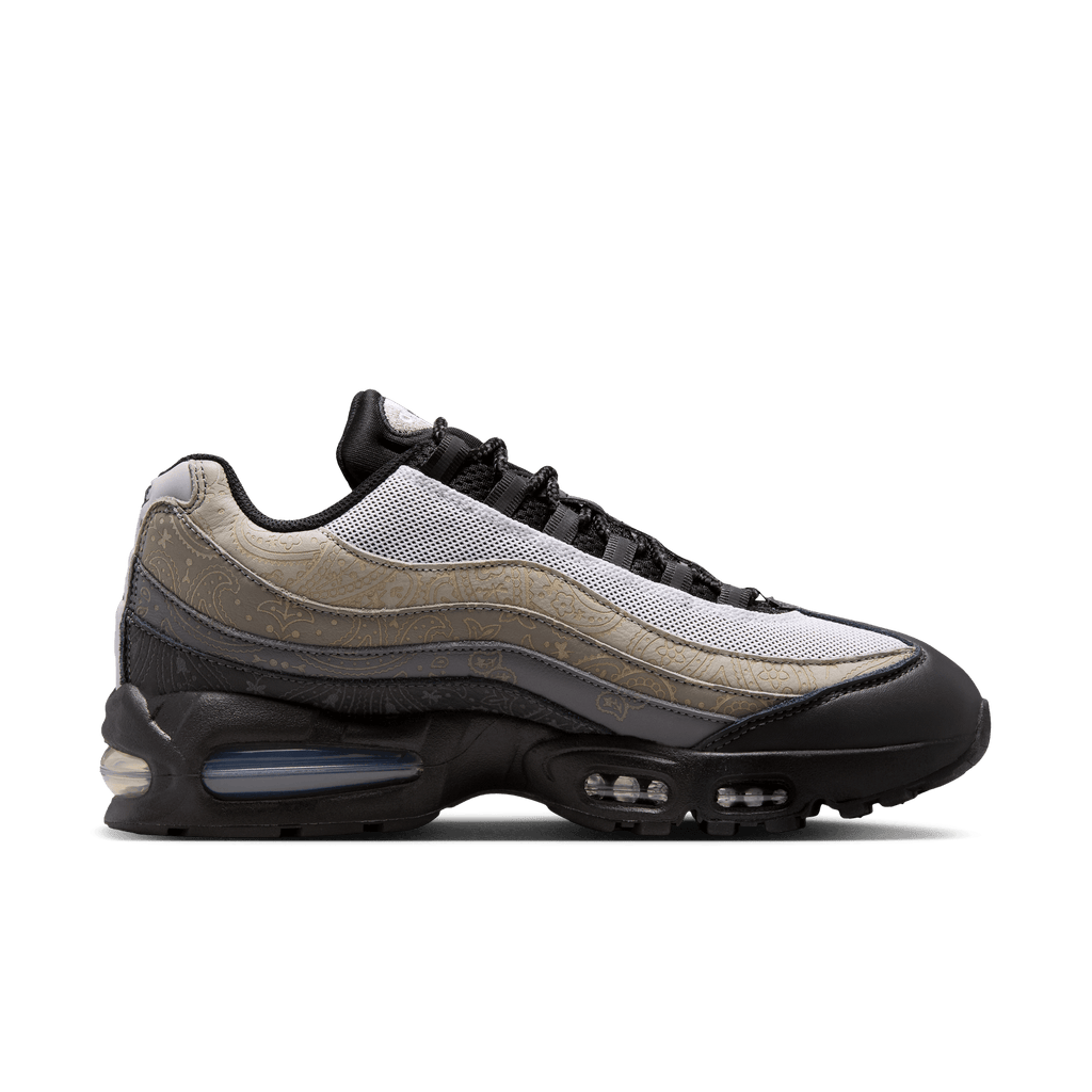 Men's Nike Air Max 95 Big Bubble Leather "Pearl Grey and Light Charcoal"