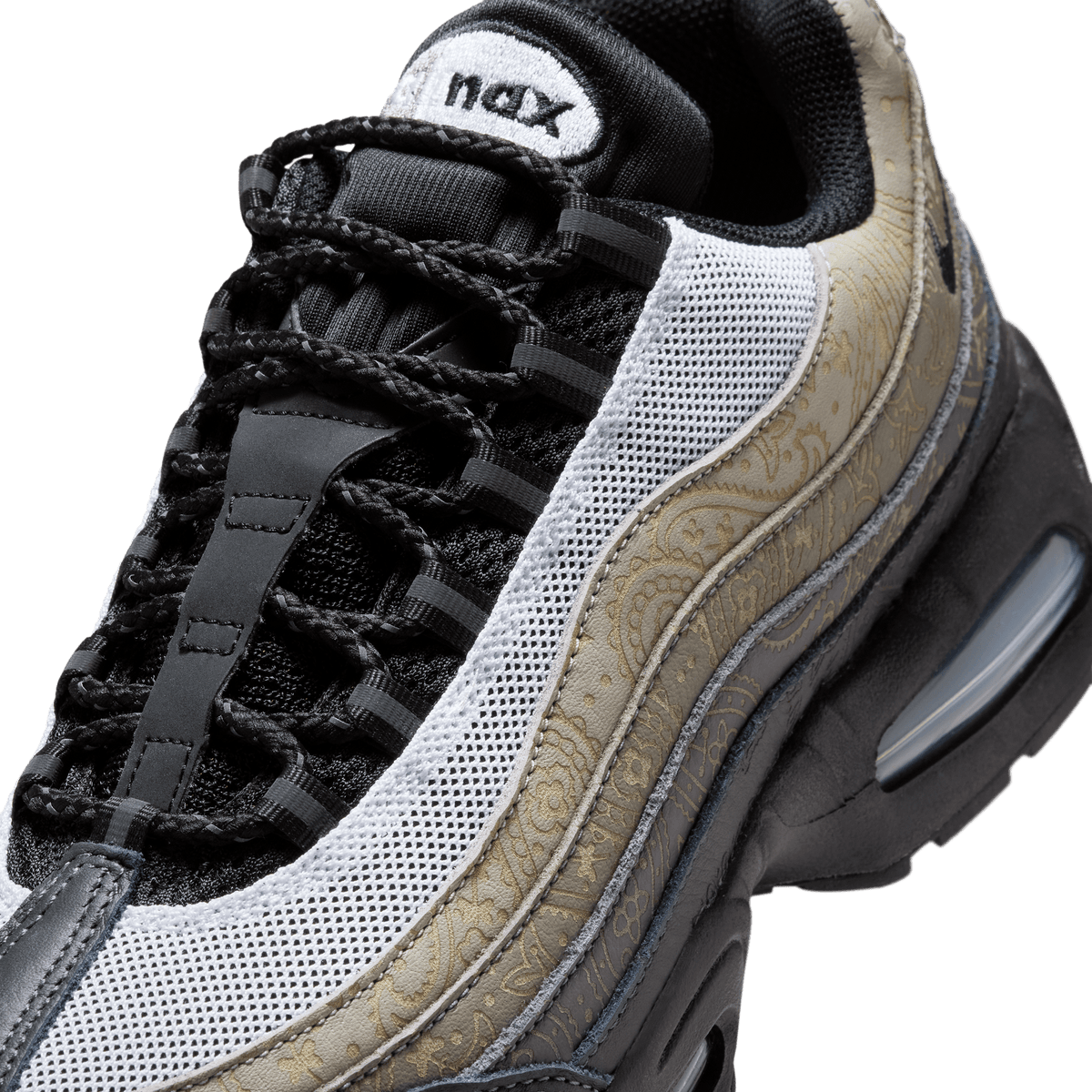 Men's Nike Air Max 95 Big Bubble Leather "Pearl Grey and Light Charcoal"