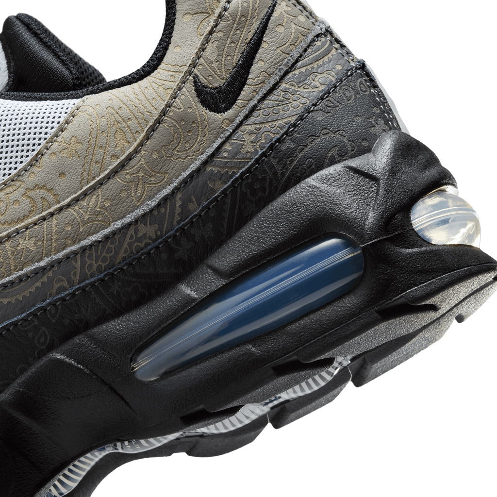Men's Nike Air Max 95 Big Bubble Leather "Pearl Grey and Light Charcoal"
